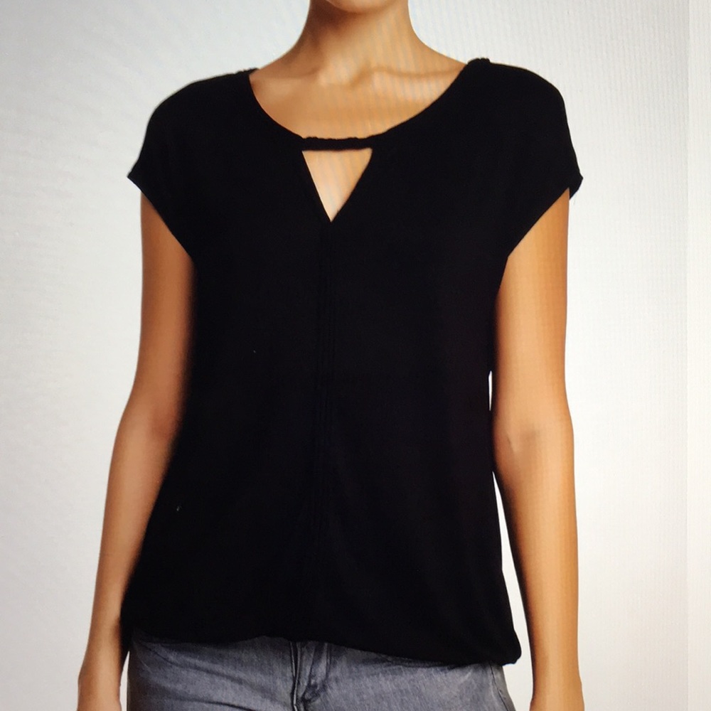 Max Studio Black Tee